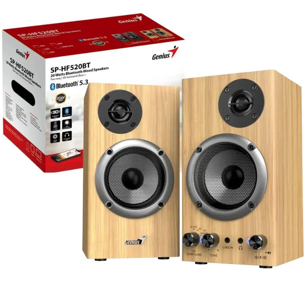 Parlante Monitor Genius SP HF520BT 2 0 Bluetooth 5 3 20Watts-2