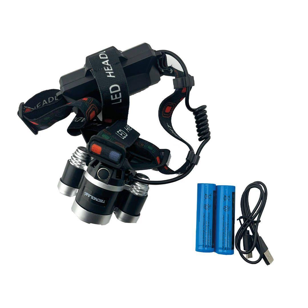 Linterna Tipo Cintillo Led Cree Recargable Tecnolab TL303-2