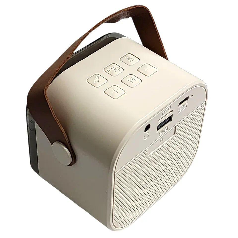 Mini Parlante Karaoke Infantil Blanco Con 2 Microfonos Inalambricos Philco 731W-2