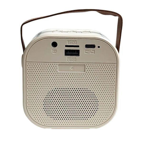 Mini Parlante Karaoke Infantil Blanco Con 2 Microfonos Inalambricos Philco 731W-4