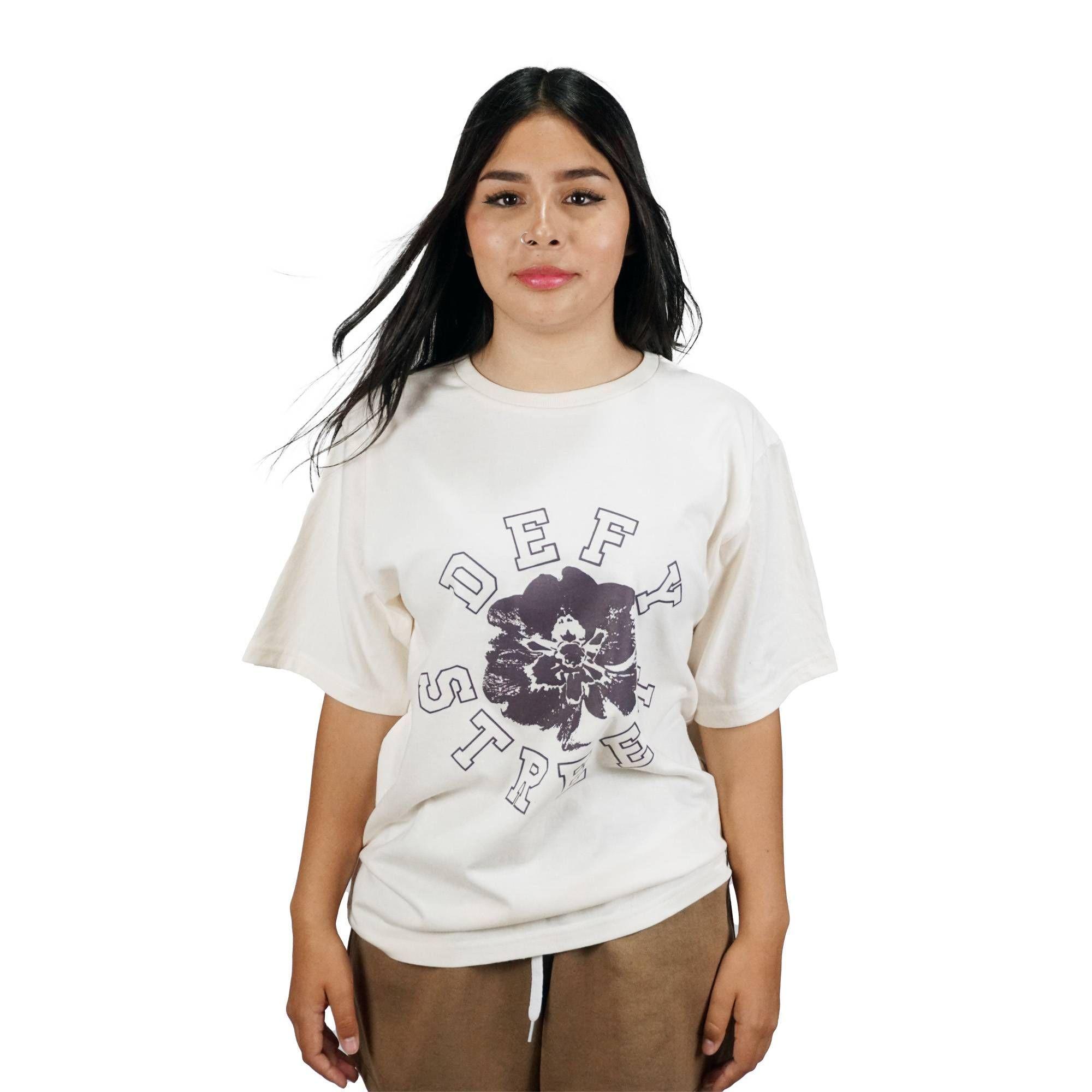 Polera Manga corta algodón color Beige Unisex-2