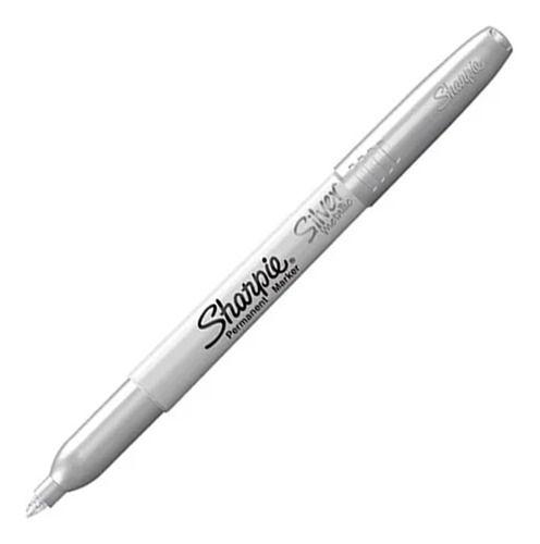 Marcadores Sharpie Punta Fina  Plata-0