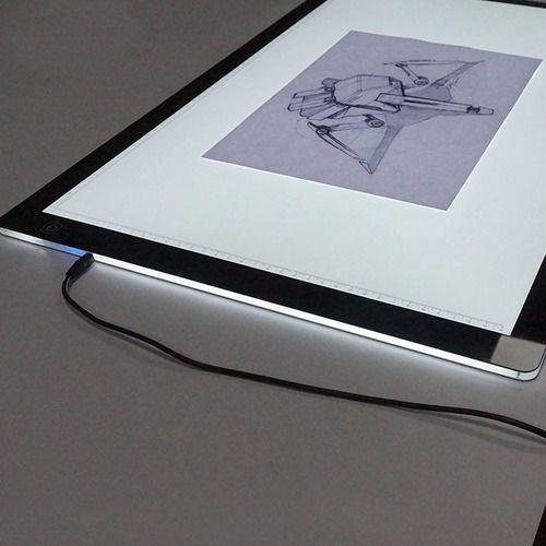 Tablero De Dibujo De Luz A2 De 60x40x0.8cm-2