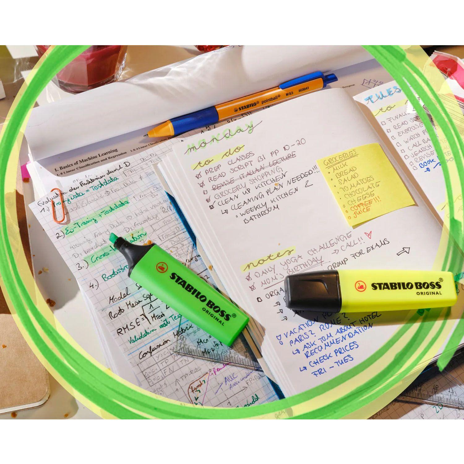 Set Destacadores Stabilo Boss Fluor 4 Uds.-2