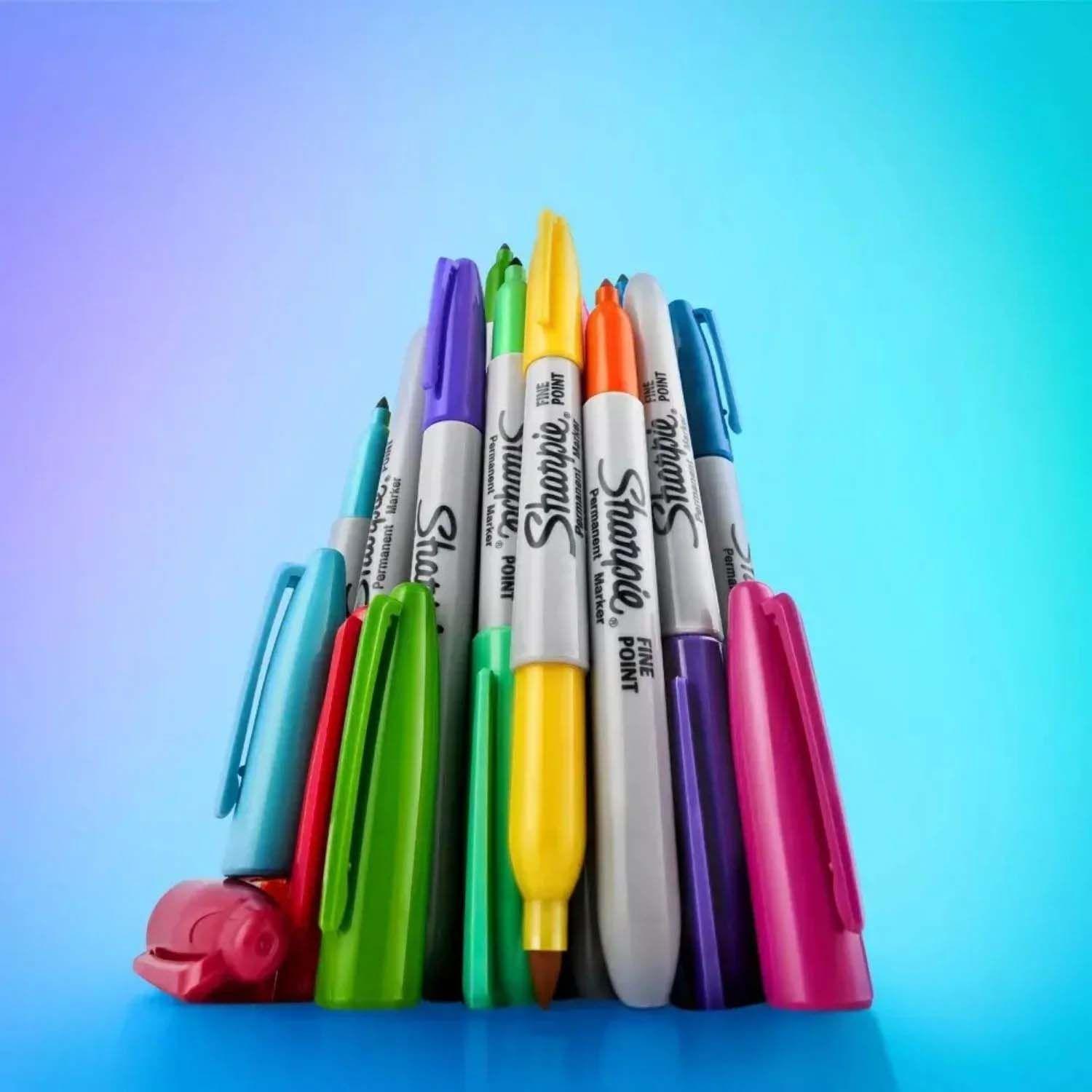 Marcadores Permanentes Sharpie Glam Pop Set 24 Colores-2