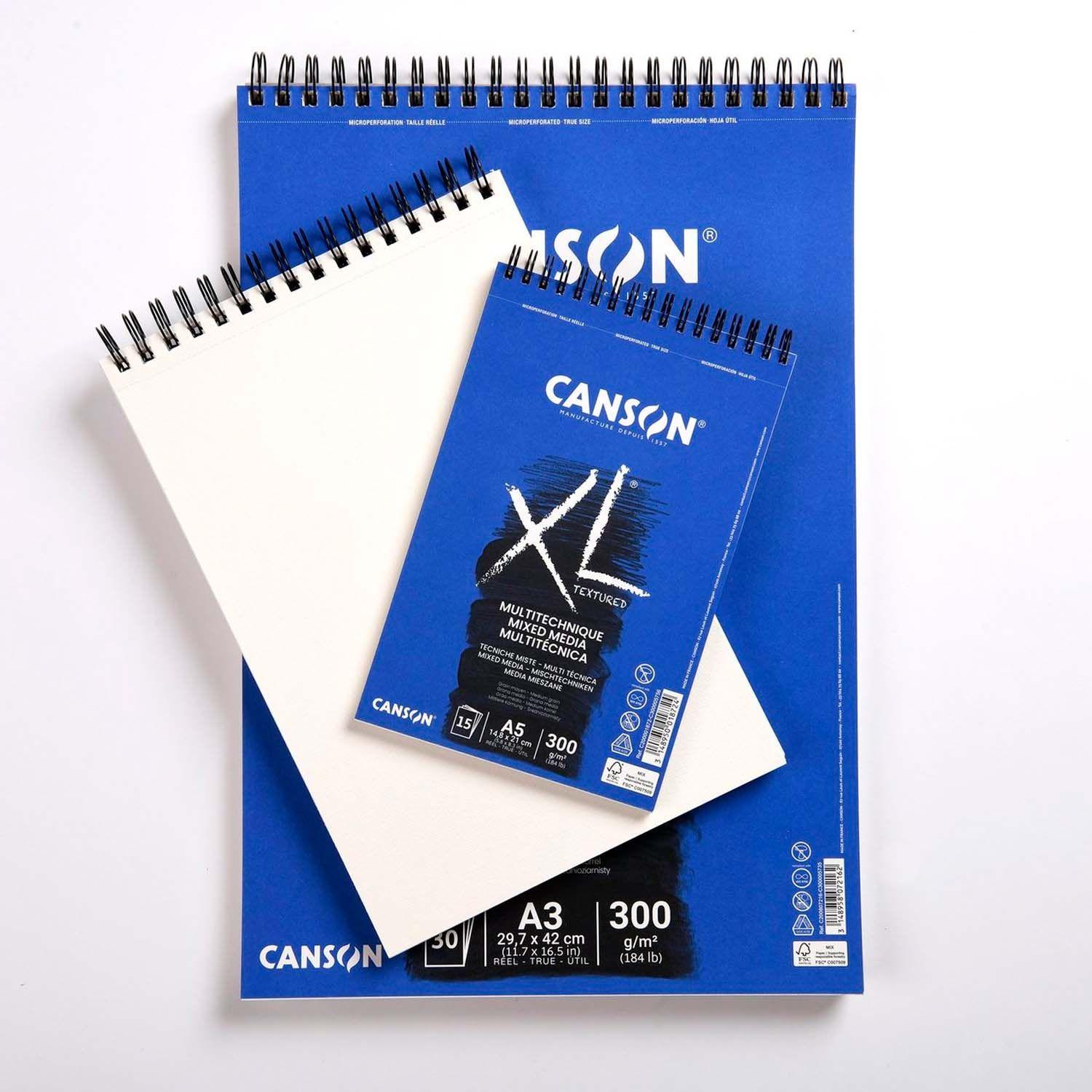 Croquera Canson XL Mix-Media 300gr 30 hjs A3 (29.7x42cm)-2