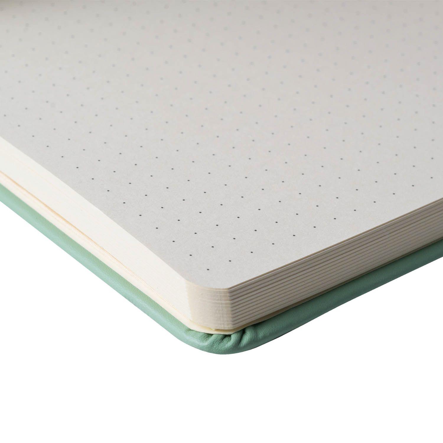 Libreta Sakura Hoja Crema con Puntos 13x21cm-2