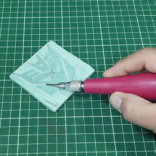 Goma Para Grabado Speedy Cut-easy Celeste  15x28cm-2