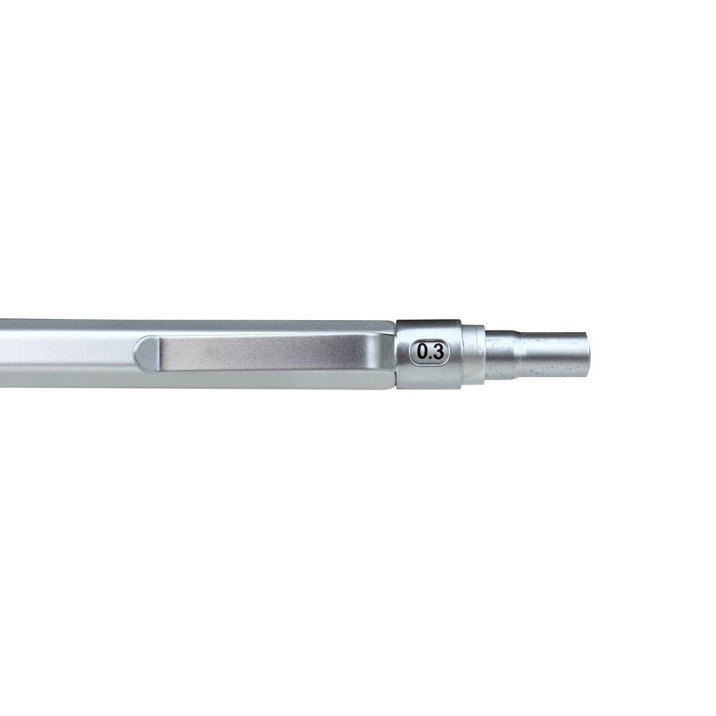 Portamina Metálico Renart 0.3 mm Plata-2