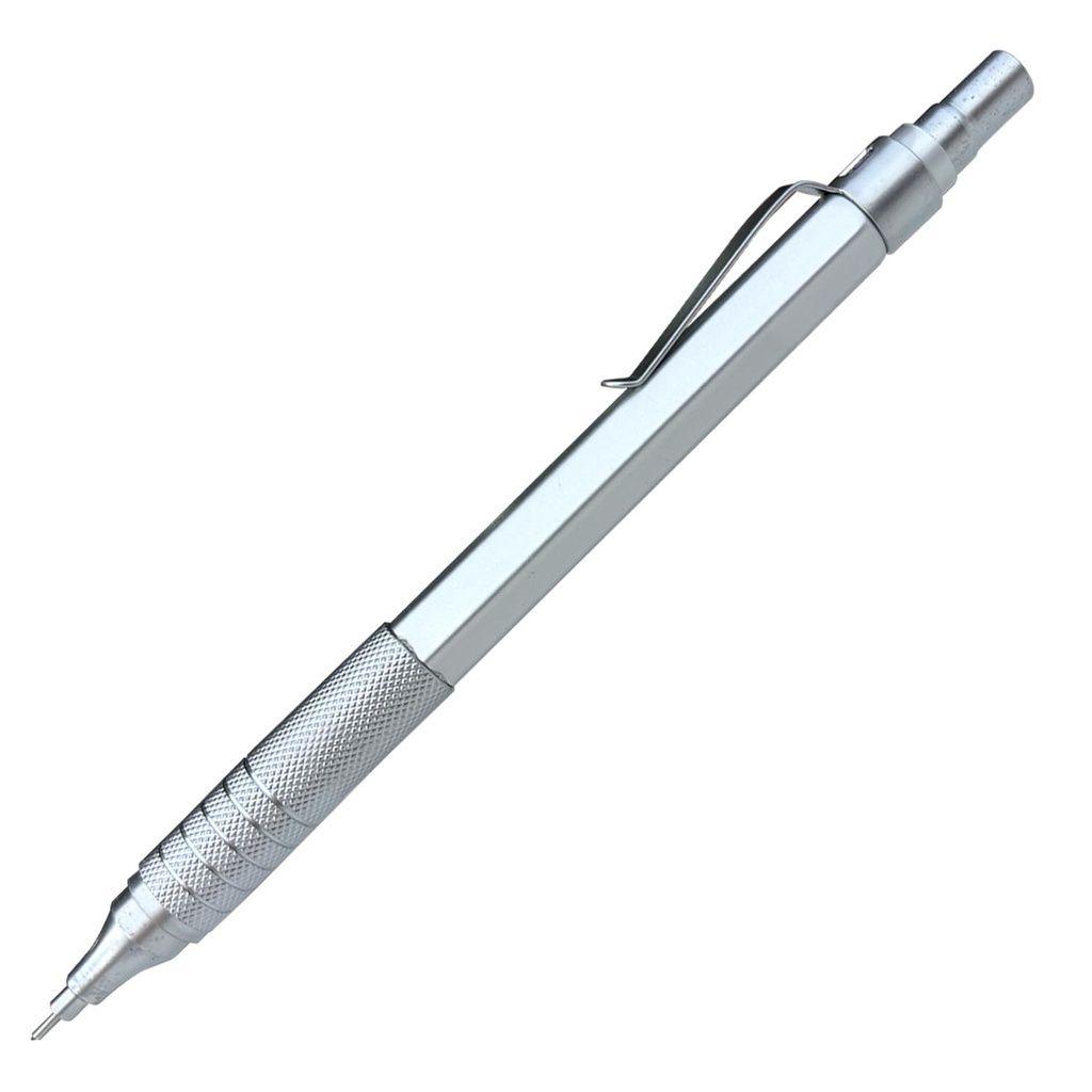 Portamina Metálico Renart 0.3 mm Plata-3