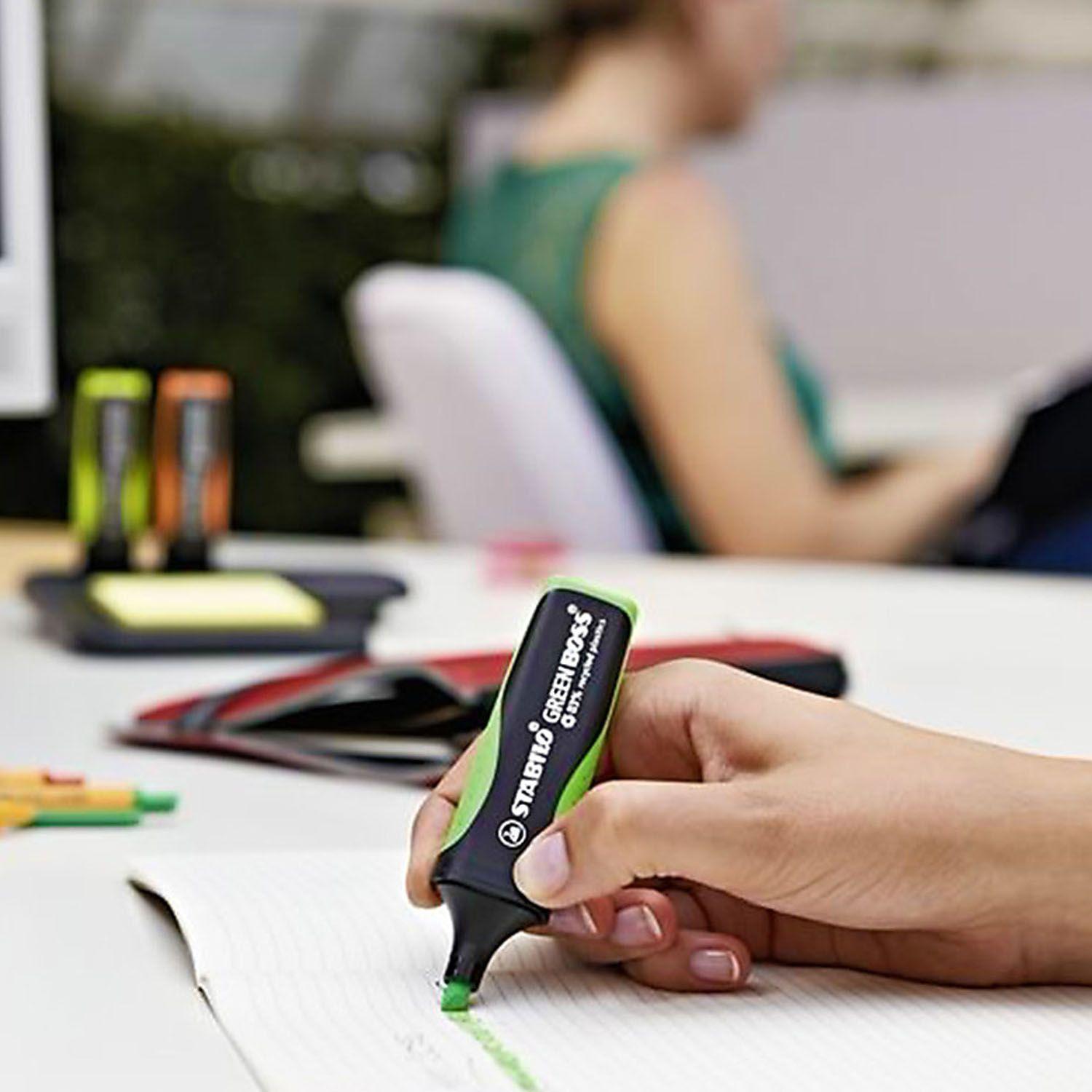 Set Destacadores Stabilo Green Boss Escritorio (4 uds)-2