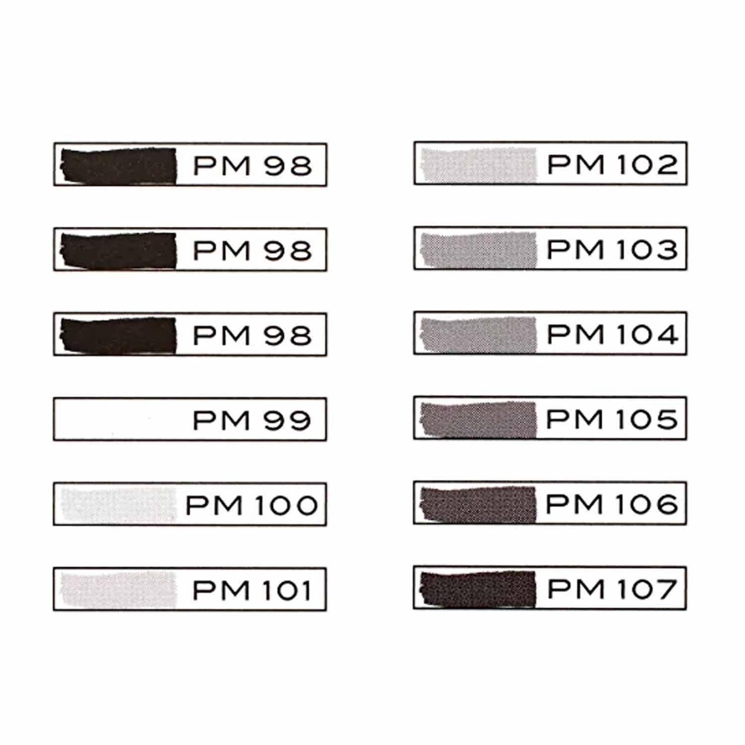 Marcador Prismacolor Premier 12 Colores Gris Cálido-3