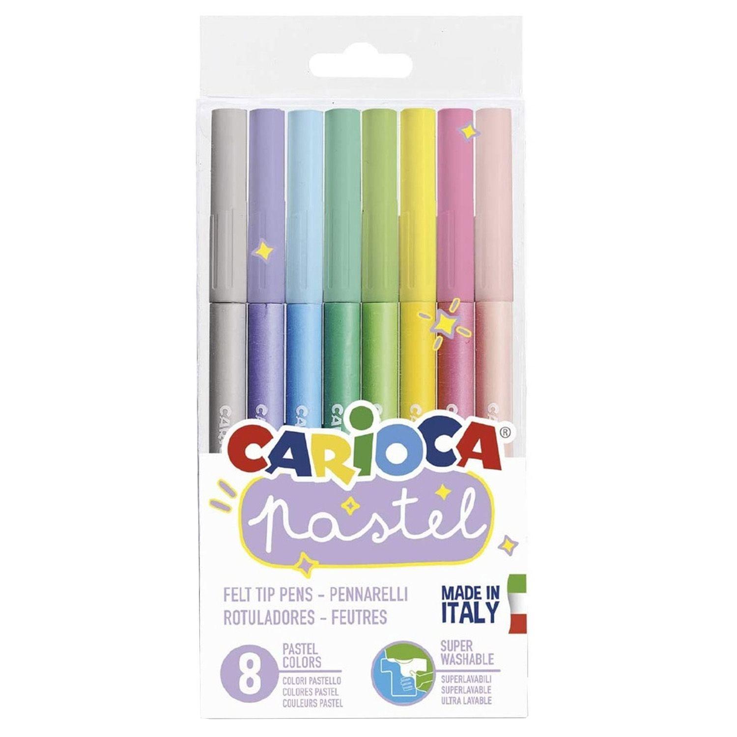 Plumones Carioca Pastel (8 Colores)-0