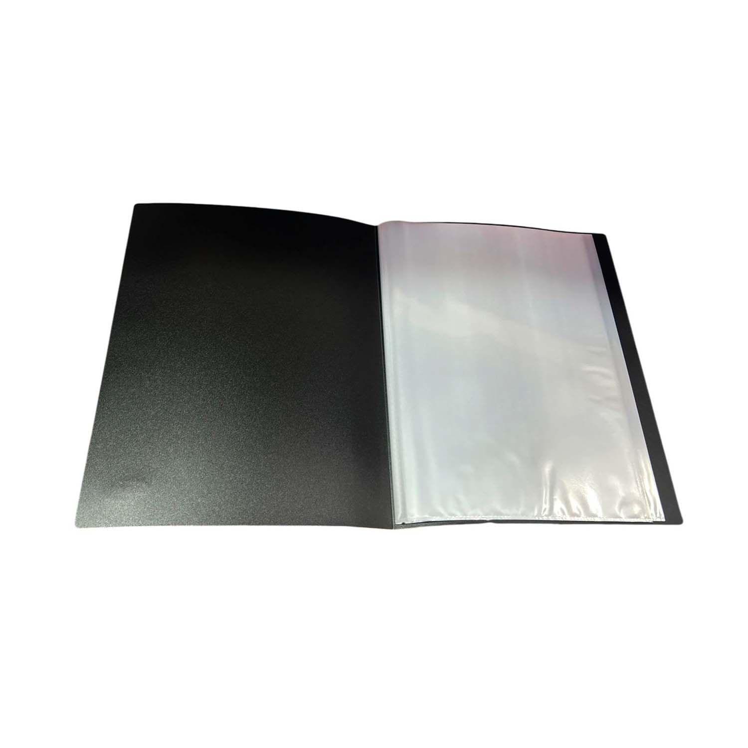 Carpeta Adix con 40 Fundas Color Negro (A4)-2