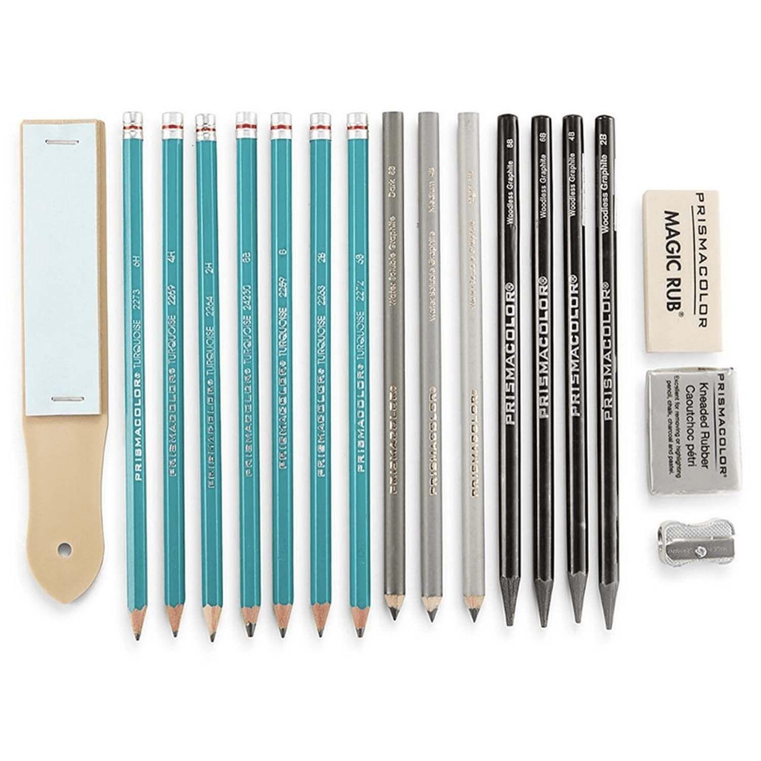 Lápices Prismacolor Premier Grafitos Caja Metálica 18ud-2