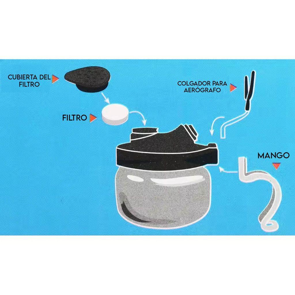 Botella De Limpieza Para Aerógrafo-3