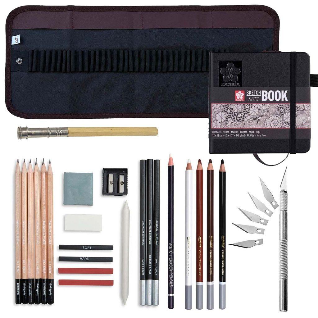 Kit para Dibujo Profesional 26 Piezas-0