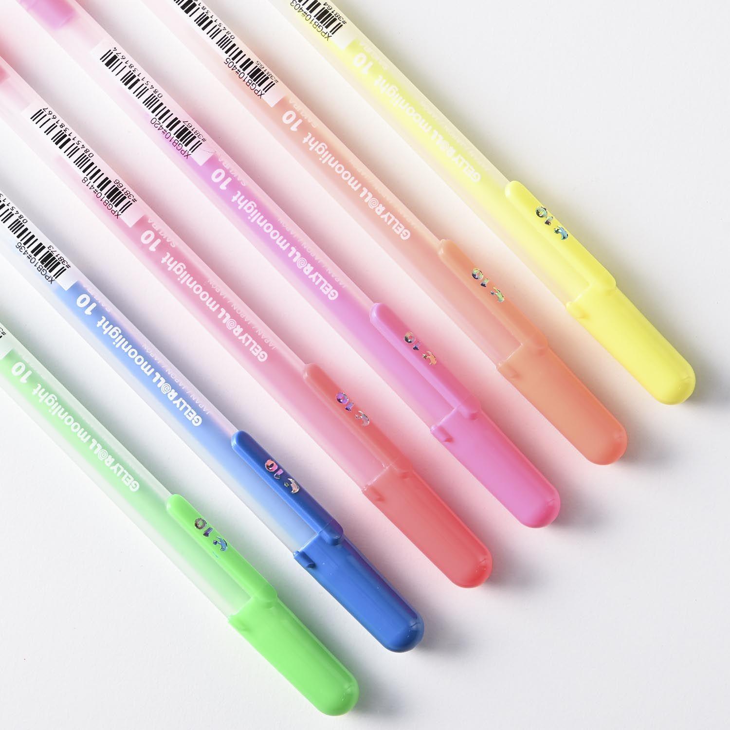 Lapiz Gel Gelly Roll Sakura Moonlight 6 colores-2