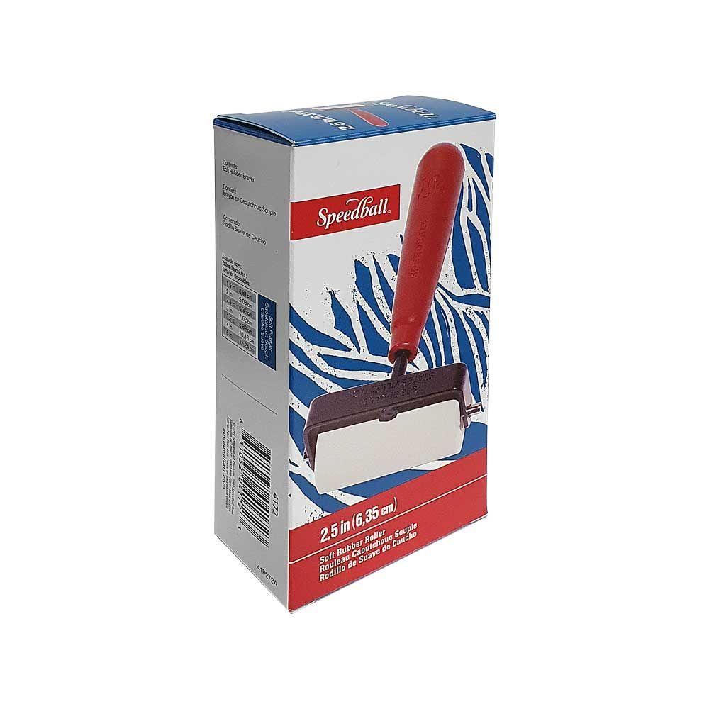 Rodillo De Goma Blanda Para Grabado Speedball 6.35cm-1