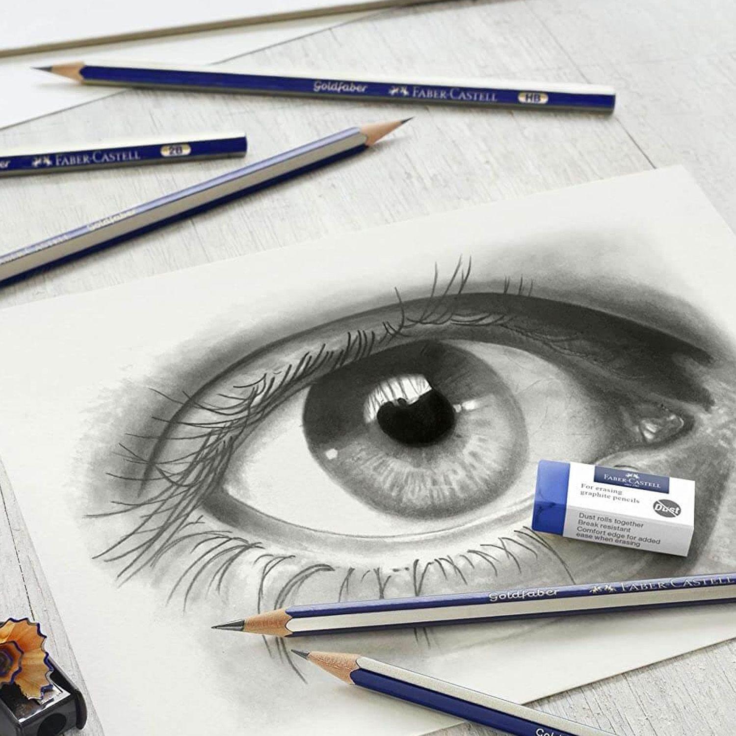 Set de Dibujo Grafito Faber-Castell Goldfaber 8 piezas-3