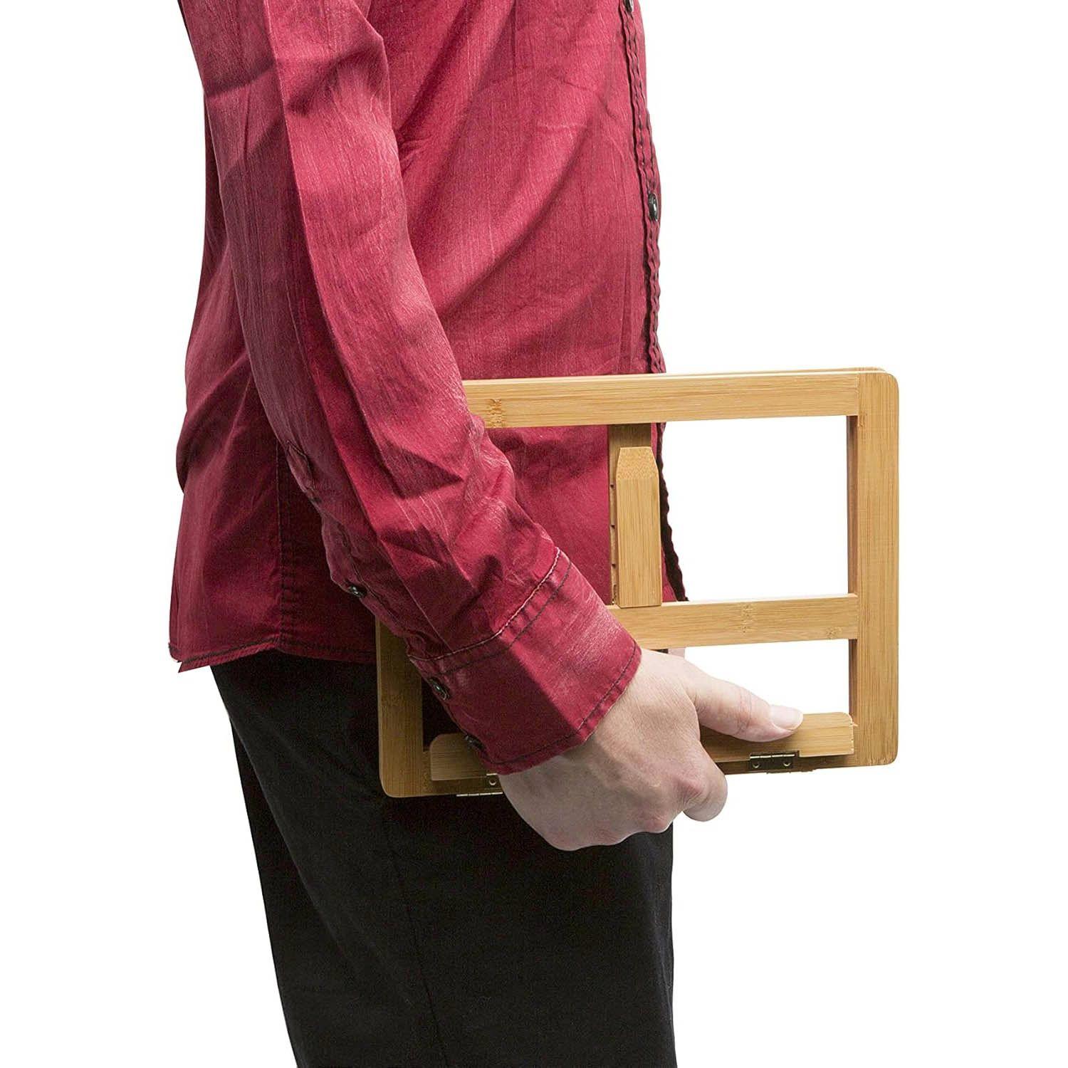 Atril De Madera Renart Sobremesa Plegable Mini 27 x 20cm-3