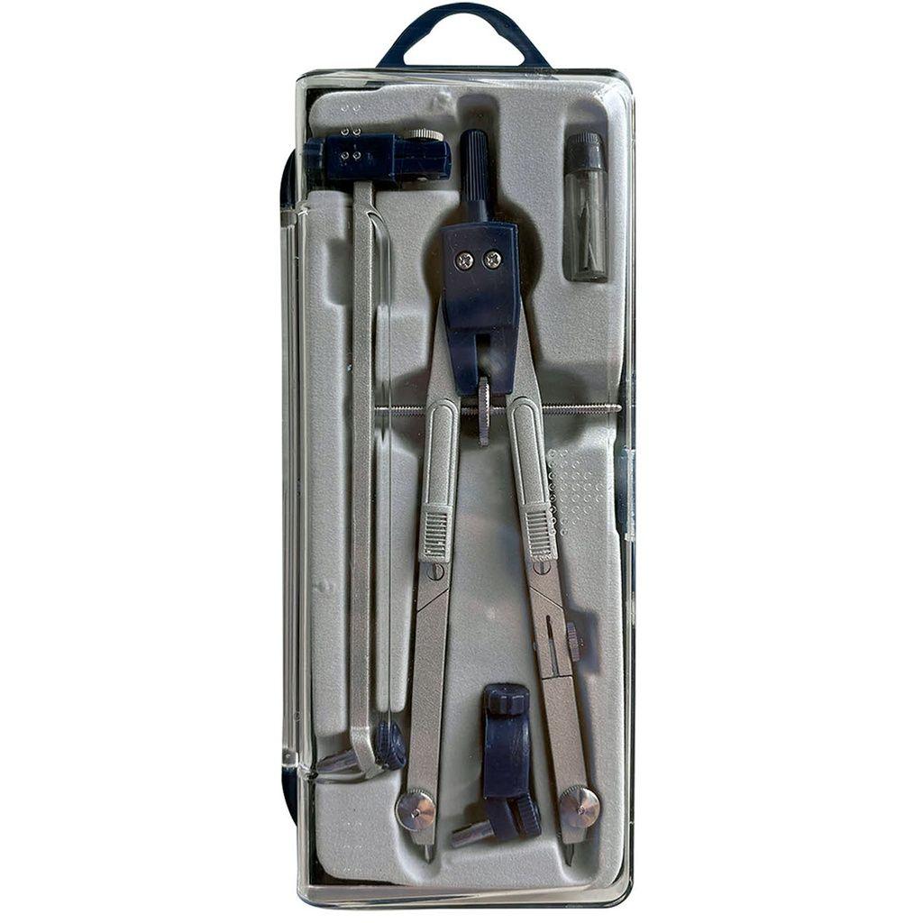 Compás De Precisión Metálico Con Adaptador Y Brazo Extensor-0