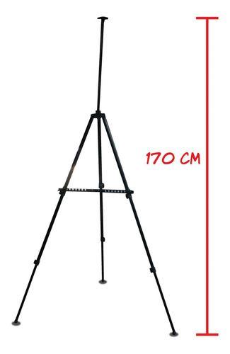 Atril Plegable De Aluminio 170cm Con Estuche Transportador-3