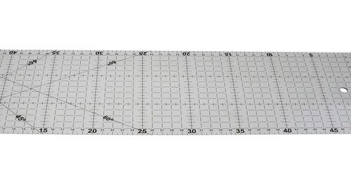 Regla Patchwork Quilting 60x15cm Con Ángulos 30-45-60 Grados-1