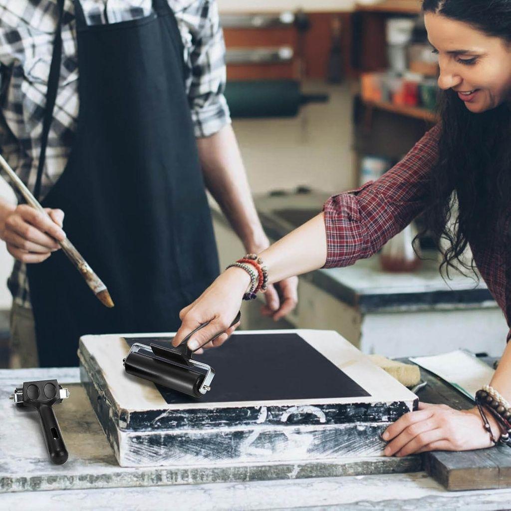 Rodillos Para Grabado De Goma Dura  15cm-2