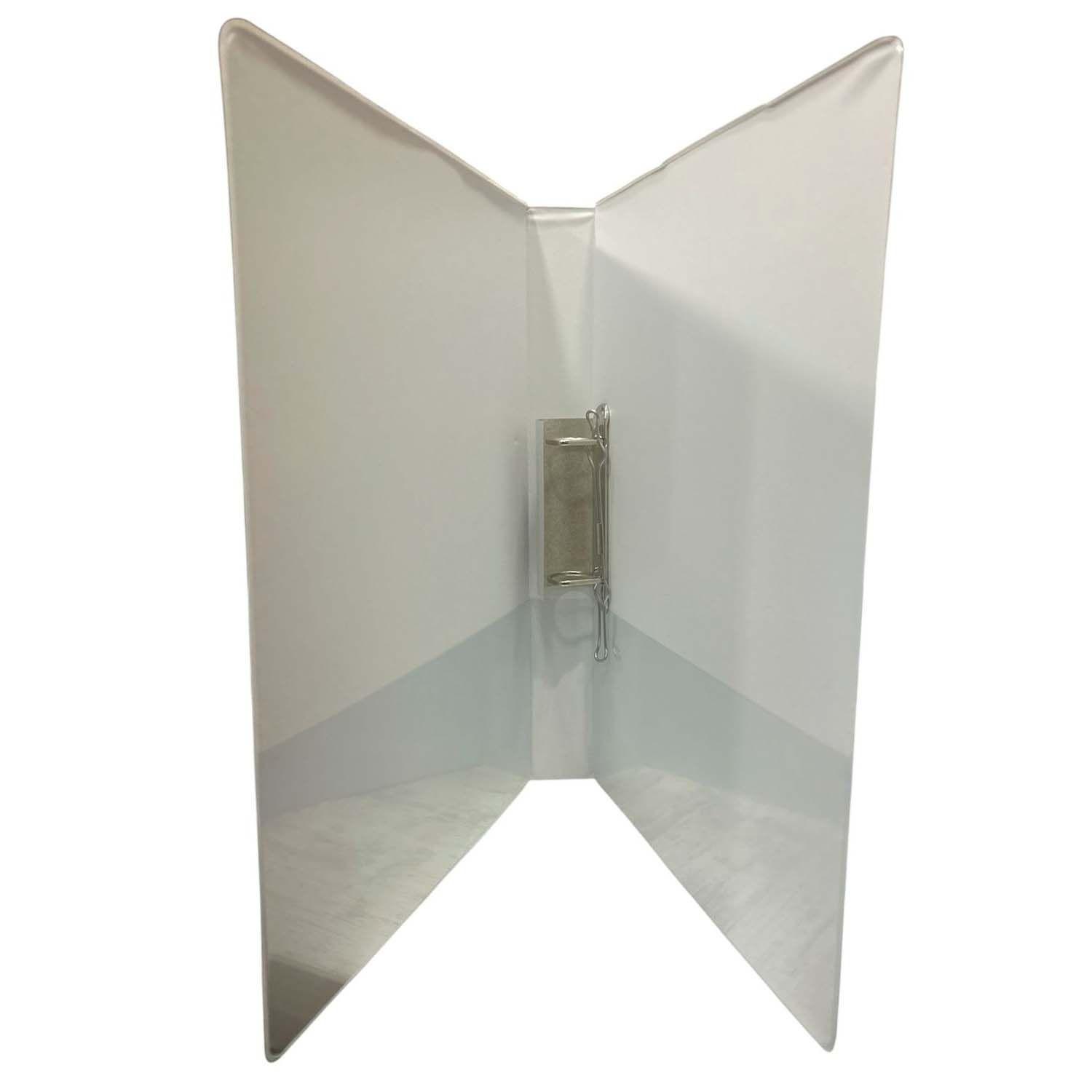 Archivador Blanco De 2 Anillos  1 Pulgada Oficio-2