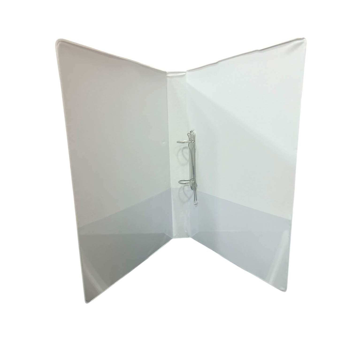 Archivador Blanco De 2 Anillos  1 Pulgada Oficio-3
