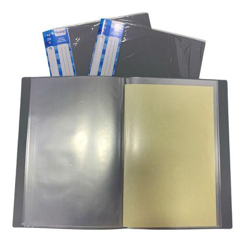 Carpeta Con 40 Fundas Transparentes (oficio)-2