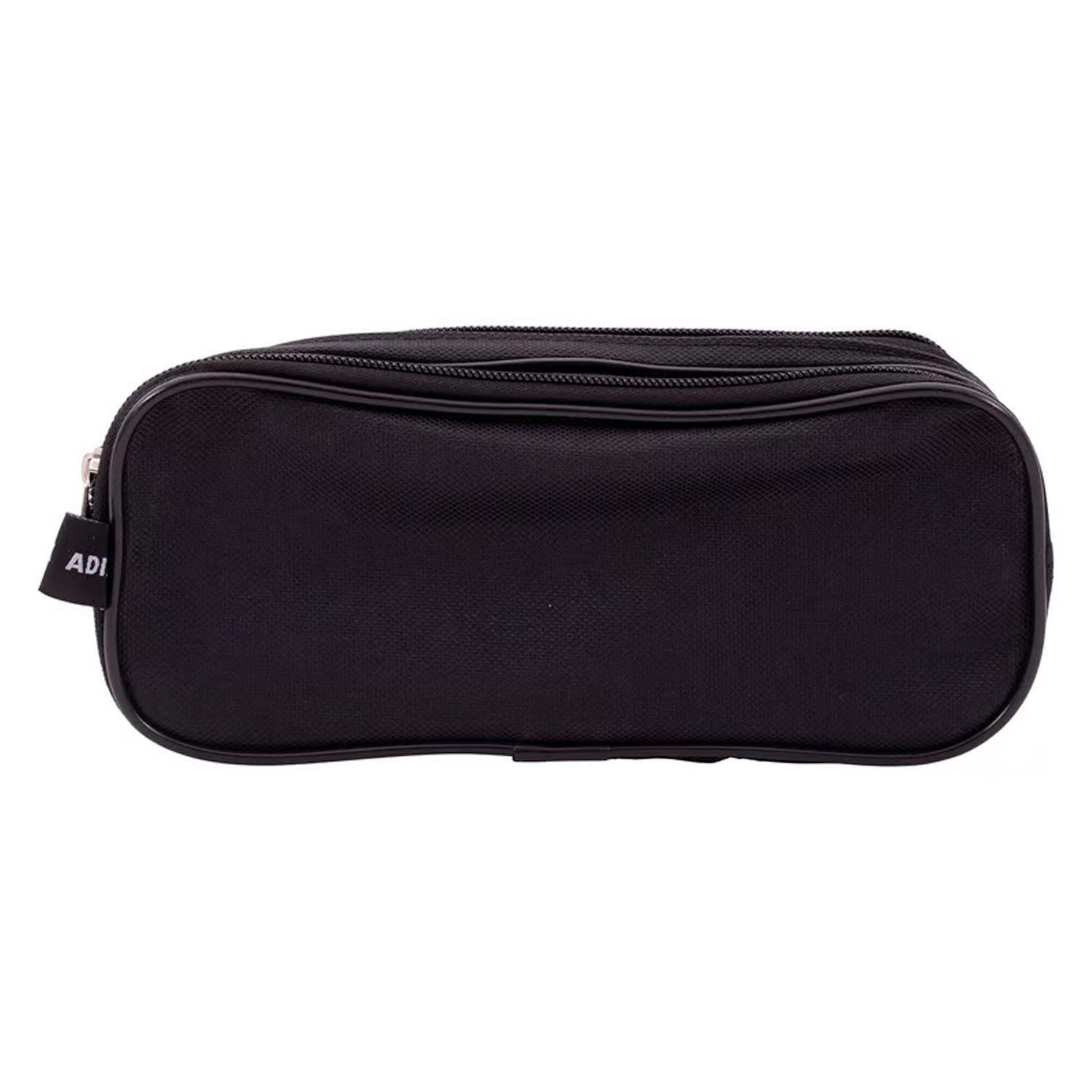 Estuche Escolar Triple Cierre Adix Negro-1