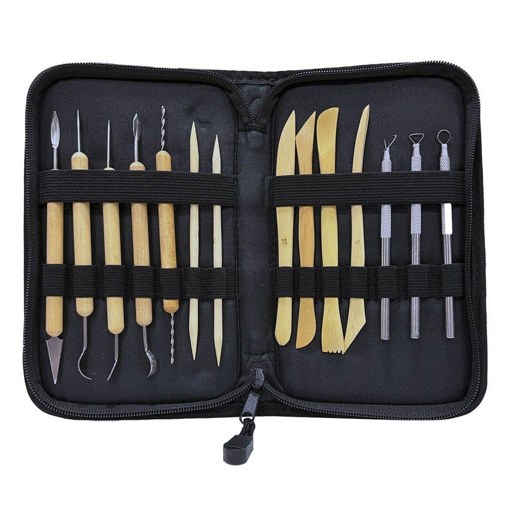 Herramientas Para Tallado Ceramica Renart Set 14 pcs.-0