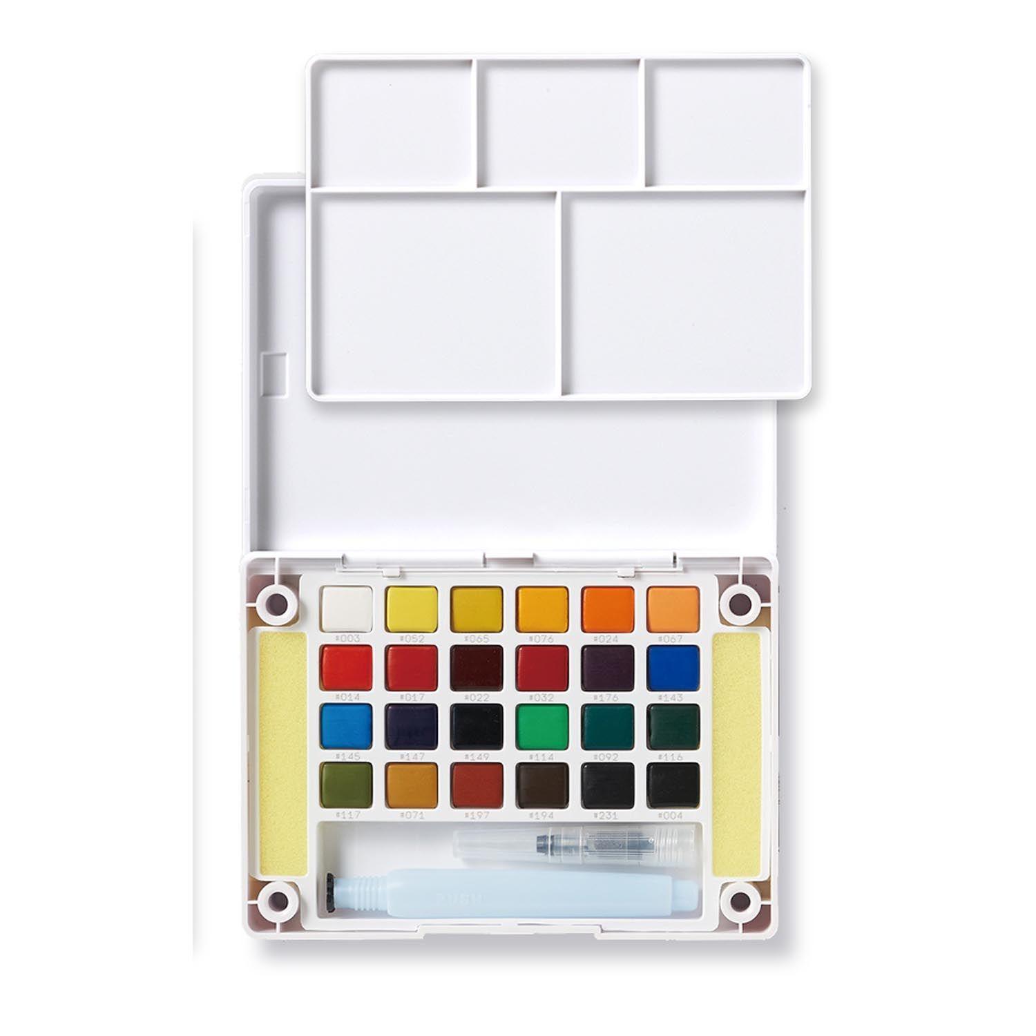 Sakura Koi Acuarela + Waterbrush  24 Colores-1