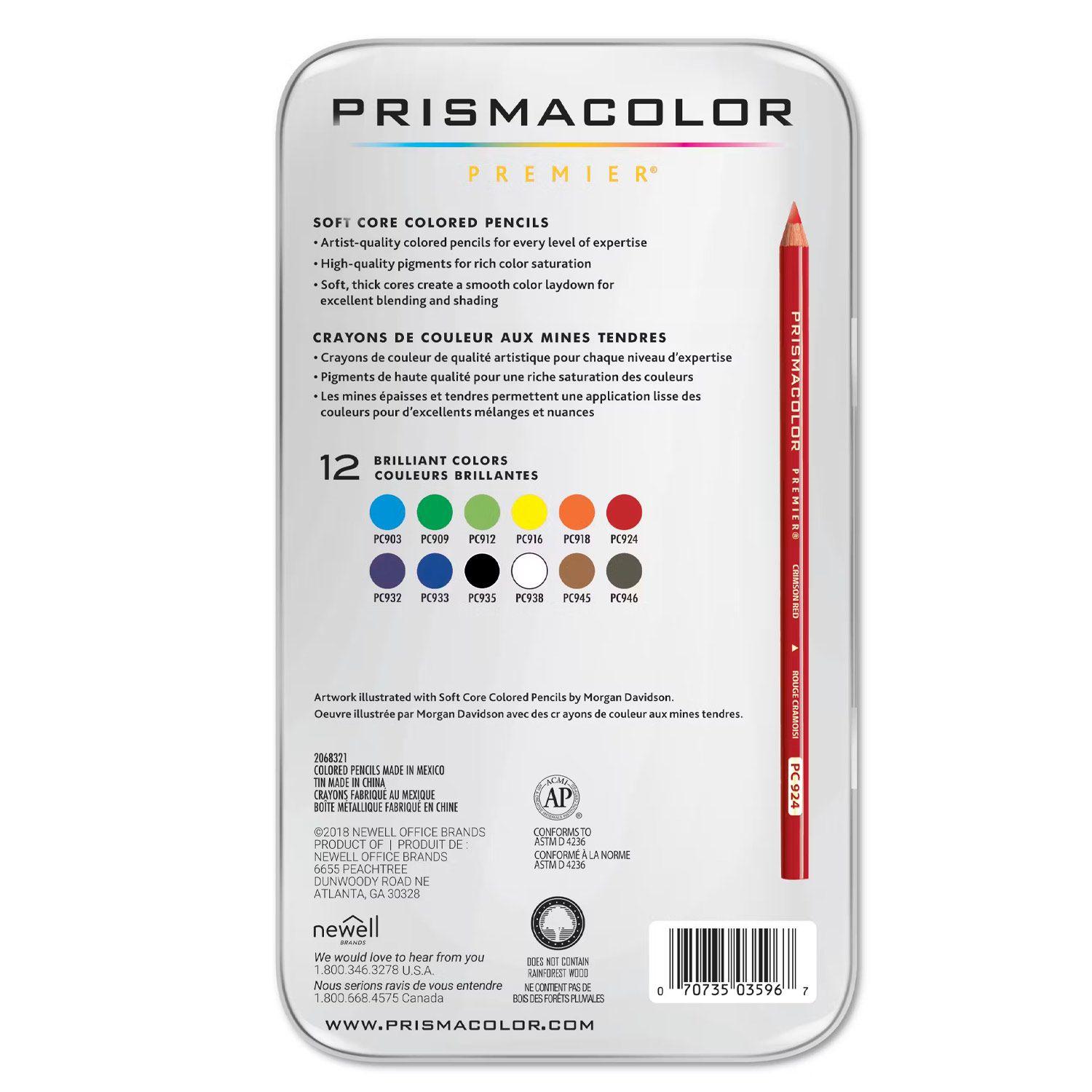 Lápices De Color Prismacolor Premier 12 Colores-2