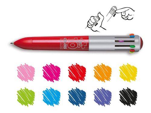 Bolígrafo Carioca 10 Colores Surtidos-3