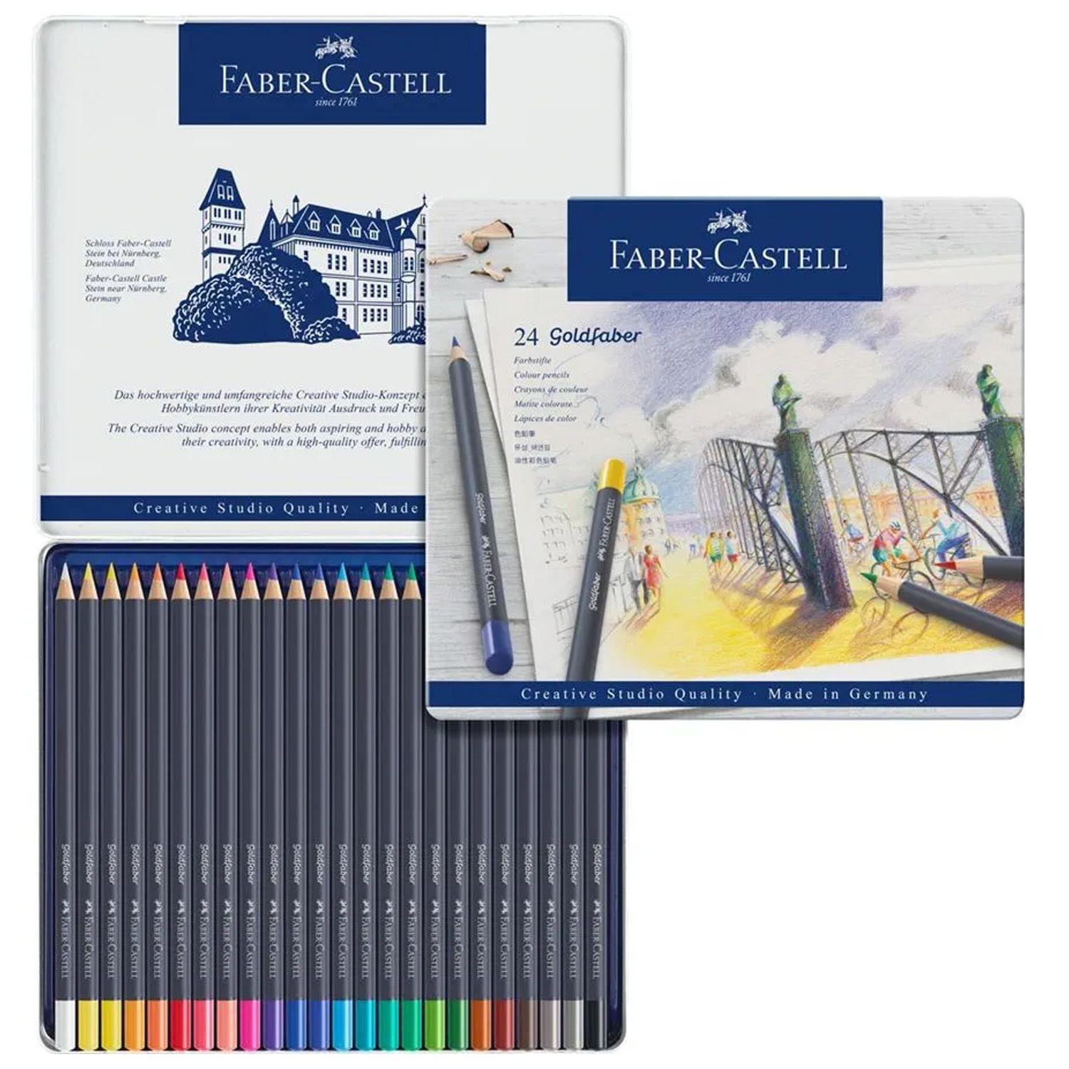 Lápices Faber-Castell Goldfaber 24 Colores-2