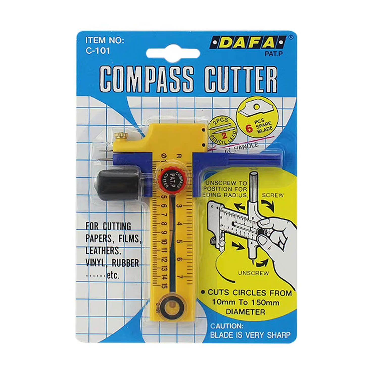 Compás de Corte 15 cm ø C-101-0