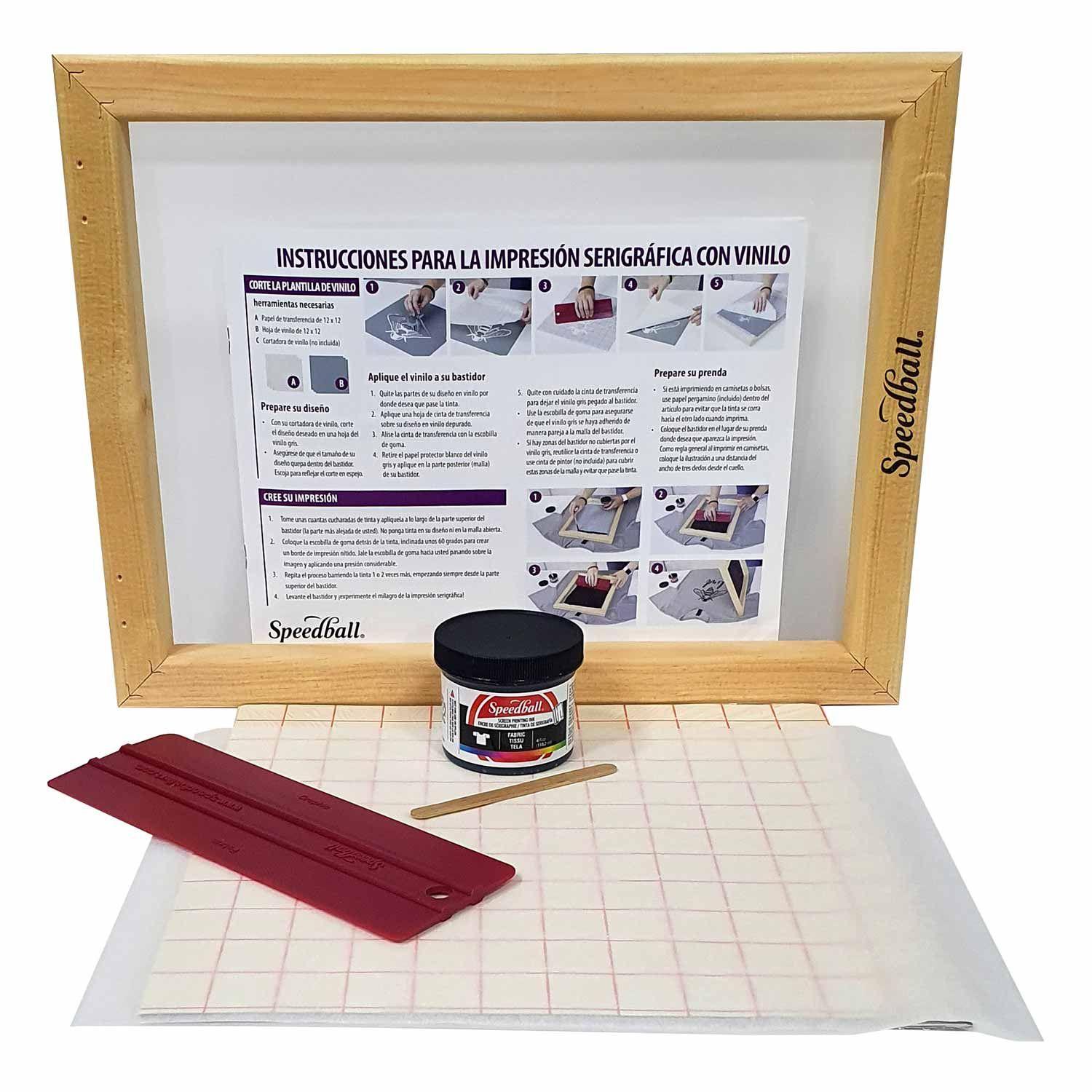 Kit de vinilo de serigrafía para principiantes Speedball-1