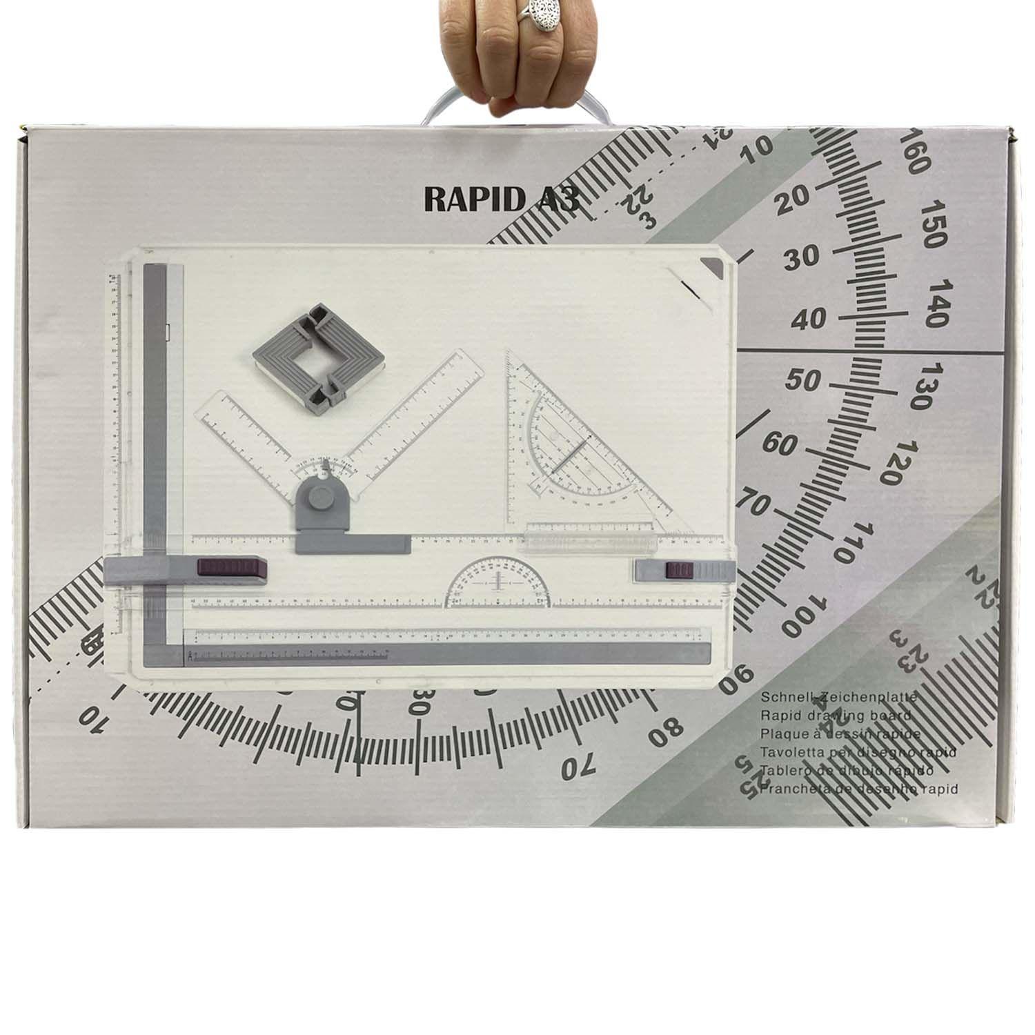 Tablero De Dibujo Profesional A3 Con Accesorios-5