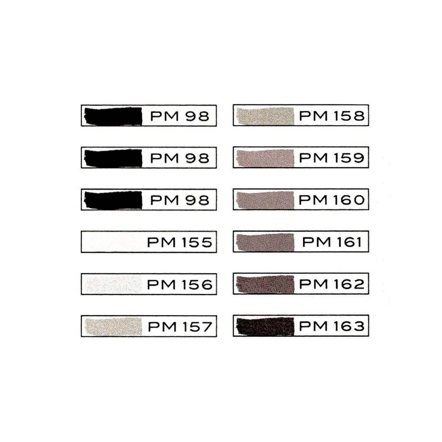 Marcador Prismacolor Premier 12 Colores Gris Frances-4
