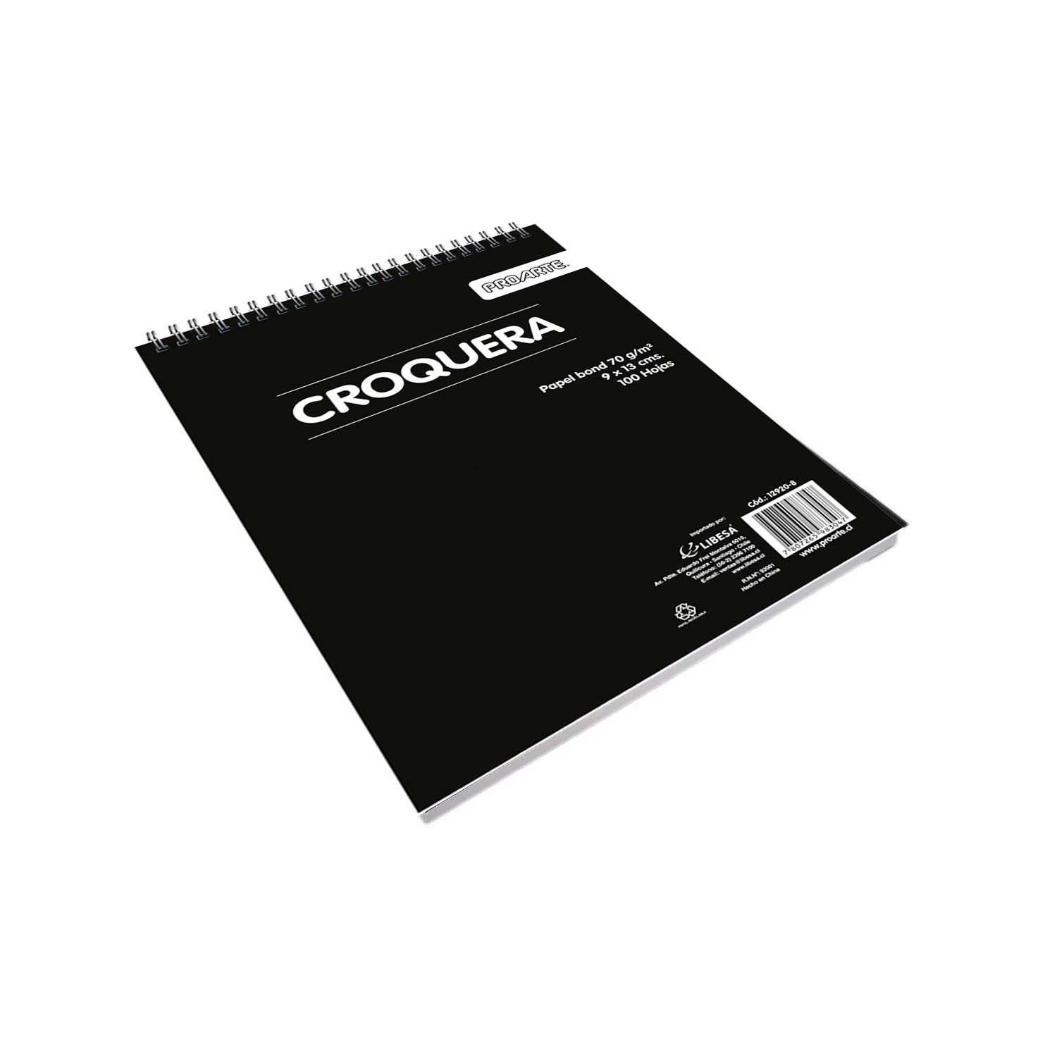 Croquera Proarte 09x13cm 100hjs-1