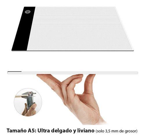 Tablero De Dibujo De Luz A5 De 24x15x0.35cm.-4