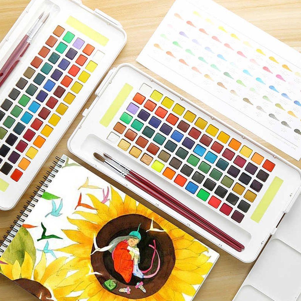 Sakura Koi Acuarela + Waterbrush  72 Colores-2