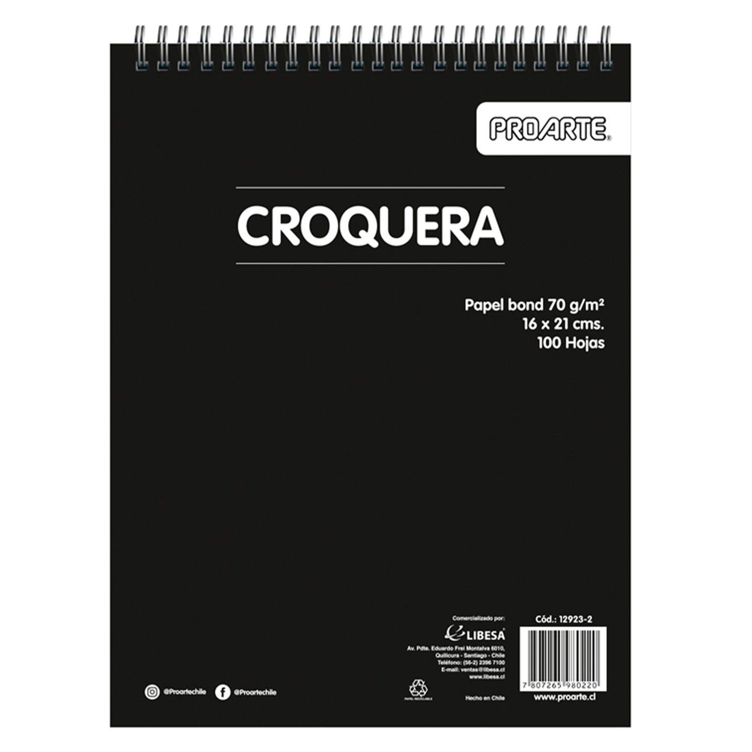 Croquera Proarte 16X21cm 100hjs-0