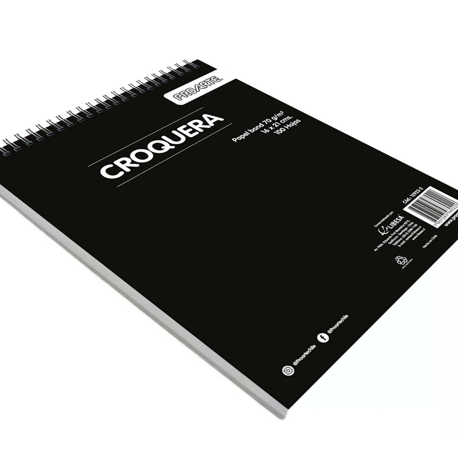 Croquera Proarte 16X21cm 100hjs-1