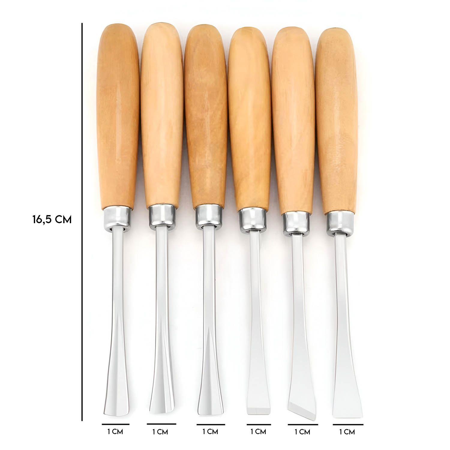 Gubias De Tallado Renart Set 6 pcs. Para Carpintería-2