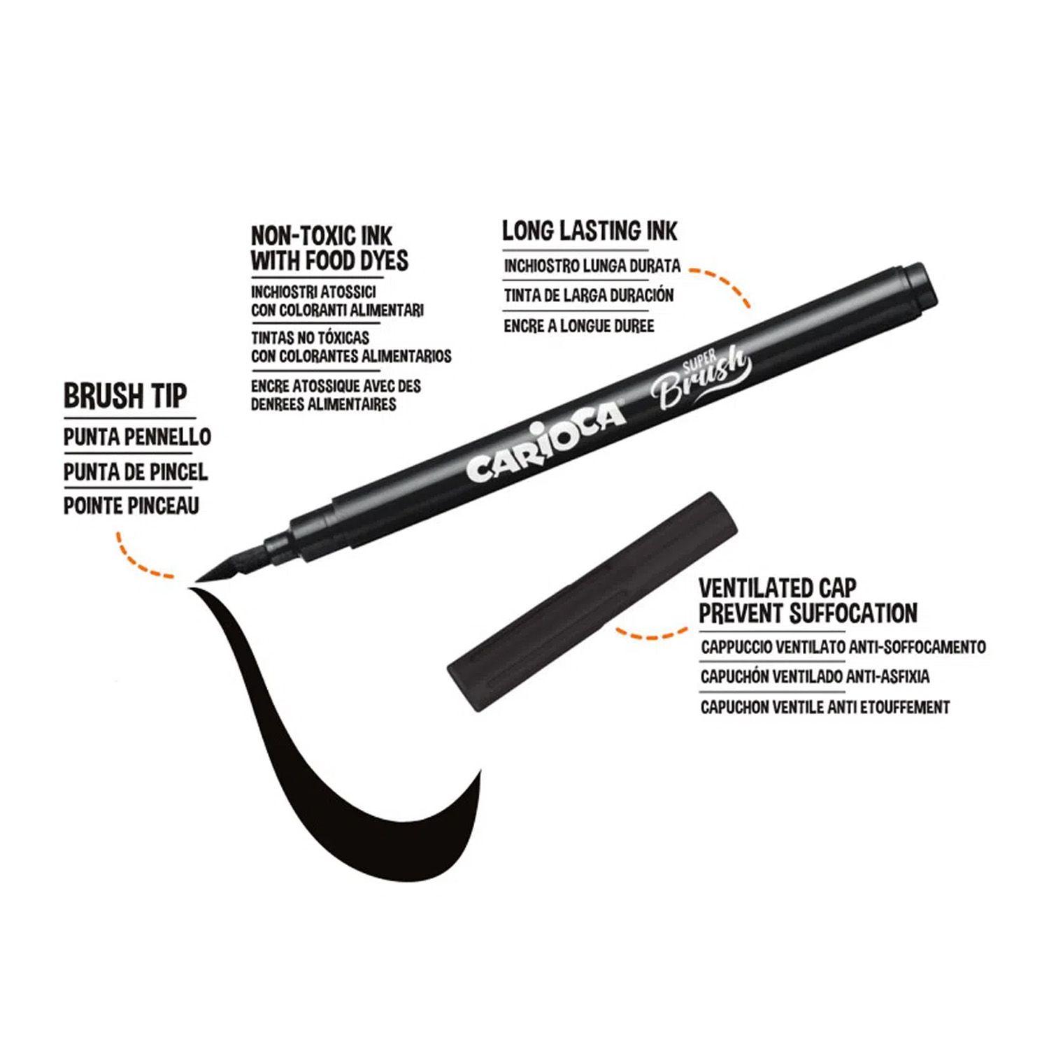 Plumones Carioca Super Brush (20 Colores)-1