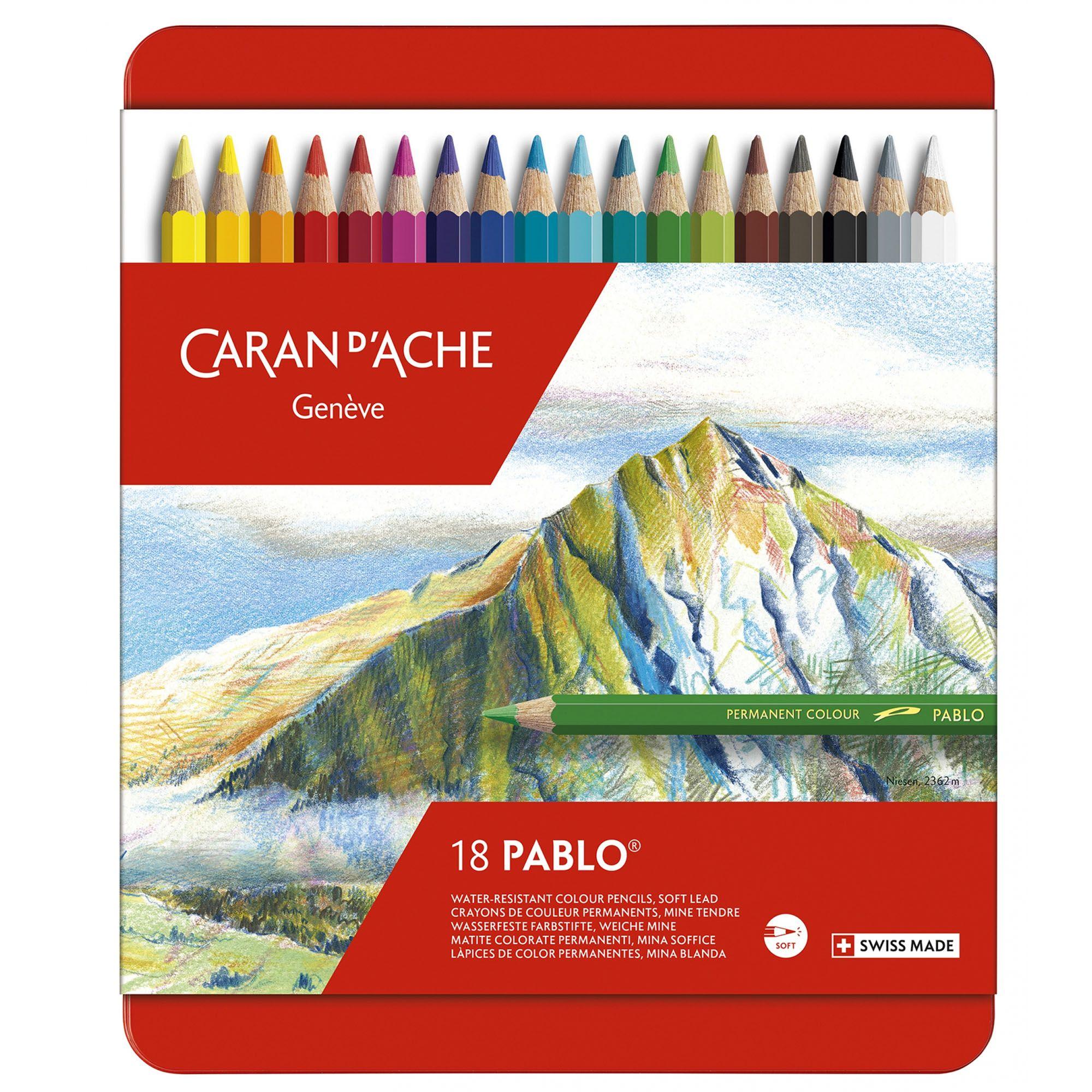 Lápices de Colores Pablo Caran d'Ache (18 Colores)-0
